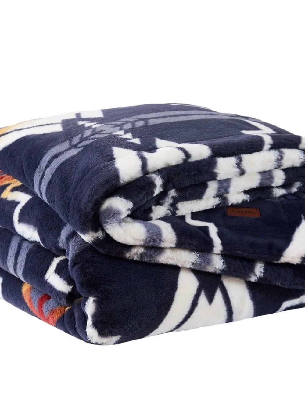 NEW Pendleton Faux Fur Soft Luxe Blanket Queen Arrow Flight 98x92